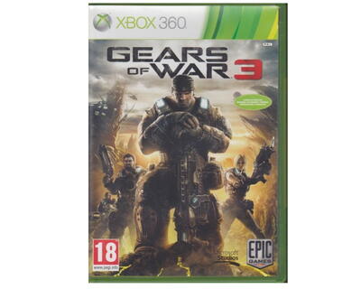Gears of War 3 (fransk kasse og manual) (Xbox 360)