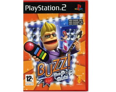 Buzz! The Pop Quiz (dansk) u. manual (PS2)