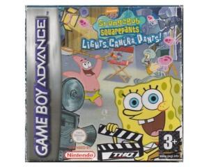 Spongebob Squarepants : Lights, Camera, Pants m. kasse og manual (GBA)