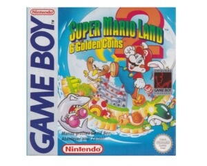 Super Mario Land 2 m. kasse og manual (aus) m. kasse og manual (kopi manual) (GameBoy)