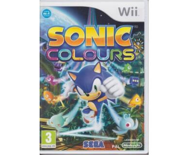 Sonic Colours (cover fugtskadet) (Wii) 