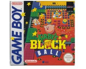 Kirby's Block Ball m. kasse og manual (GameBoy)