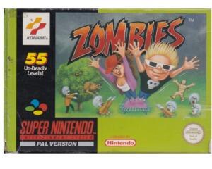 Zombies (scn) m. kasse og manual (SNES)