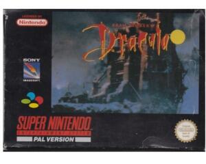 Dracula (ukv) m. kasse (slidt) og manual (SNES)