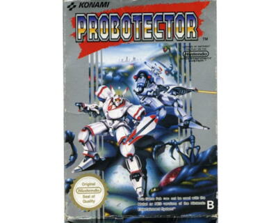 Probotector (scn) m. kasse (slidt) og manual (NES)