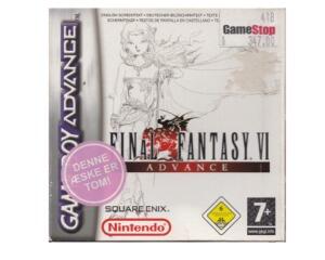 Final Fantasy VI Advance m. kasse (slidt) og manual (GBA)
