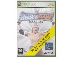 Smackdown vs Raw 2007 (promotional copy) u. manual (Xbox 360)