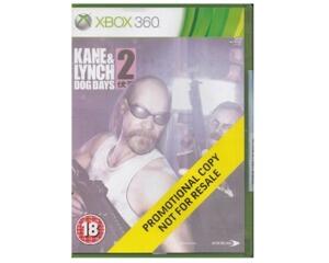 Kane & Lynch 2 : Dog Days (promotional copy) u. manual (Xbox 360)