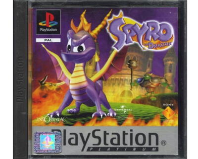 Spyro : The Dragon u. manual (platinum) (PS1)