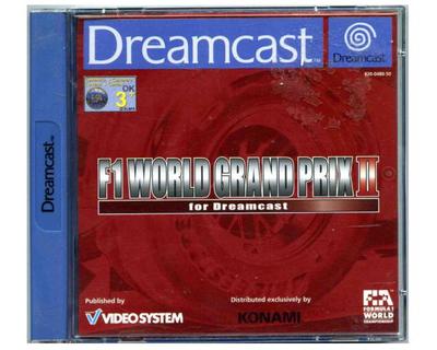 F-1 World Grand Prix II m. kasse og manual (Dreamcast)