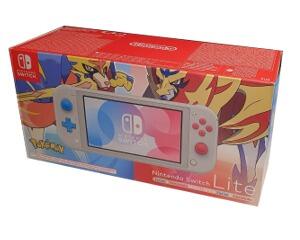 Nintendo Switch Lite (Zacian & Zamazanta edition) m. kasse og manual