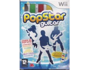 PopStar Guitar m. AirG SnapOn (forseglet) (Wii)