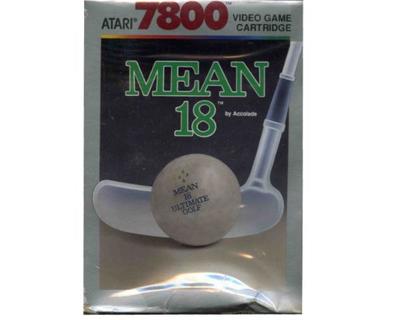 Mean 18 Ultimate Golf m. kasse og manual (Atari 7800)