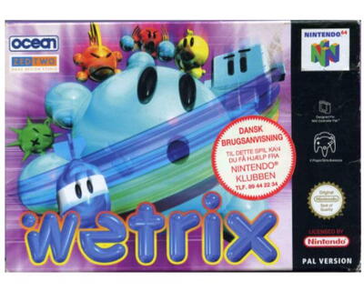 Wetrix m. kasse og manual (N64)