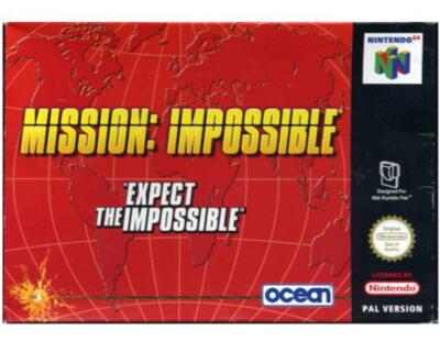 Mission Impossible m. kasse og manual (N64)