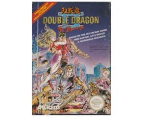 Double dragon II (scn) m. kasse (slidt) og manual (NES)
