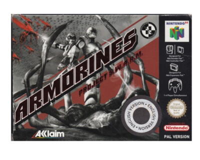 Armorines m. kasse og manual (N64)