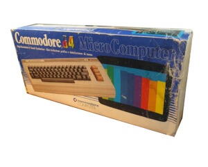 Commodore 64 (kosmetiske fejl) m. kasse (slidt) og manual