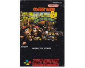 Donkey Kong Country 2 (gps) (slidt) (Snes manual)