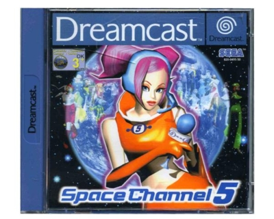 Space Channel 5 m. kasse og manual (Dreamcast)