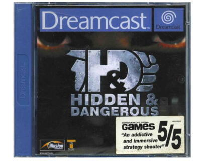 Hidden & Dangerous m. kasse og manual (Dreamcast)