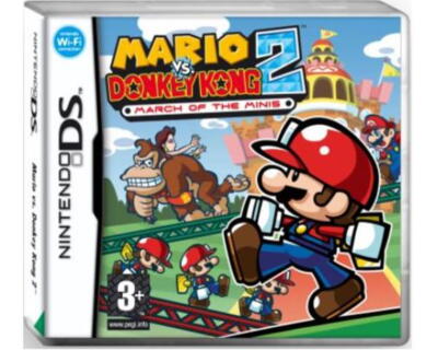 Mario vs Donkey Kong 2 March of the Minis u. manual (kasse skadet) (Nintendo DS)