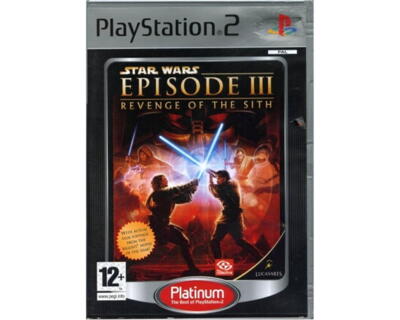 Star Wars Epi III : Revenge of the Sith (platinum) u, manual (PS2)