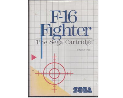 F-16 Fighter m. kasse (dårlig stand) (SMS)