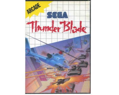 Thunder Blade m. kasse (dårlig stand)  (SMS)