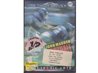 John Madden Football 92 m. kasse (SMD)