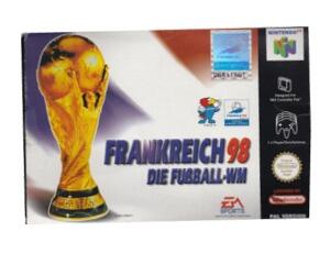 World Cup 98 m. kasse og manual (tysk) (N64)