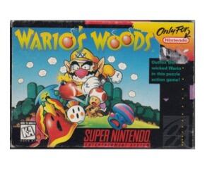 Wario's Woods (US) m. kasse (mærker) og manual (SNES)