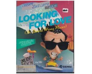 Leisure Suit Larry goes Looking for Love in Several Wrong Places m. kasse og manual (Amiga)