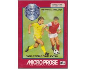 Microprose Soccer : The Football Simulation (disk) (papæske) (Commodore 64)