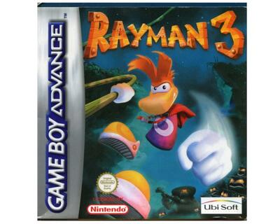 Rayman 3 m. kasse og manual (GBA)