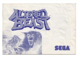 Altered Beast (slidt) (SMS manual)
