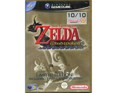 Zelda : The Wind Waker m. bonus Disk (cover skadet) (GameCube)