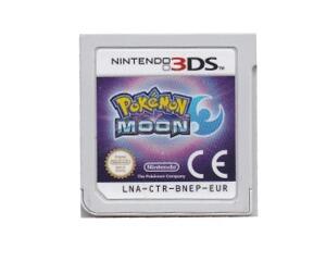 Pokemon Moon u. kasse og manual (3DS)