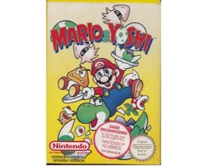 Mario & Yoshi (esp) m. kasse og manual (NES)