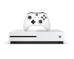 Xbox One S 1TB (hvid) (m. sort controller)