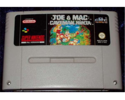 Joe & Mac Caveman Ninja (kosmetiske fejl)  (SNES)