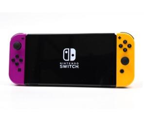 Nintendo Switch OLED m. gul/violet Joy-Con (brugt)