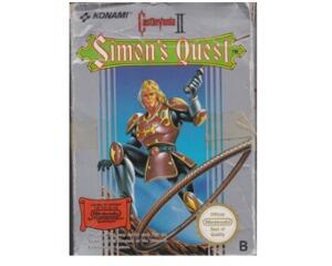 Castlevania II : Simon's quest m. kasse (slidt) (NES)