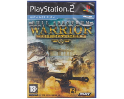 Full Spectrum Warrior : Ten Hammers u. manual (PS2) 