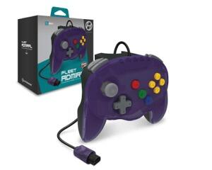 N64 joypad (Fleet Admiral) (violet/sort) (Hyperkin) (ny vare)