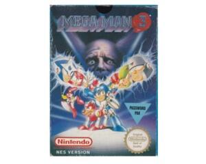 Mega man 3 (UK) m. kasse (slidt) (NES)