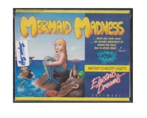 Mermaid Madness (bånd) (dobbeltæske) m. kasse og manual (Amstrad)
