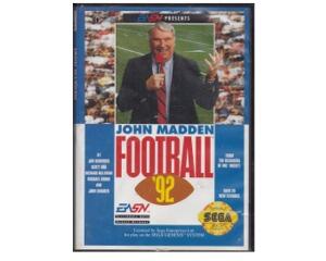 John Madden Football 92 m. kasse (skadet) og manual (Genesis) (SMD)