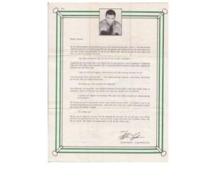 Mike Tyson's Punch Out (scn) m. kasse (slidt) (small box) og manual samt brev (NES)