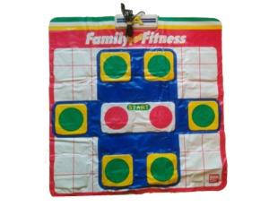 Athletic World (scn) m. Family Fun Fitness måtte m. kasse og manual (NES)